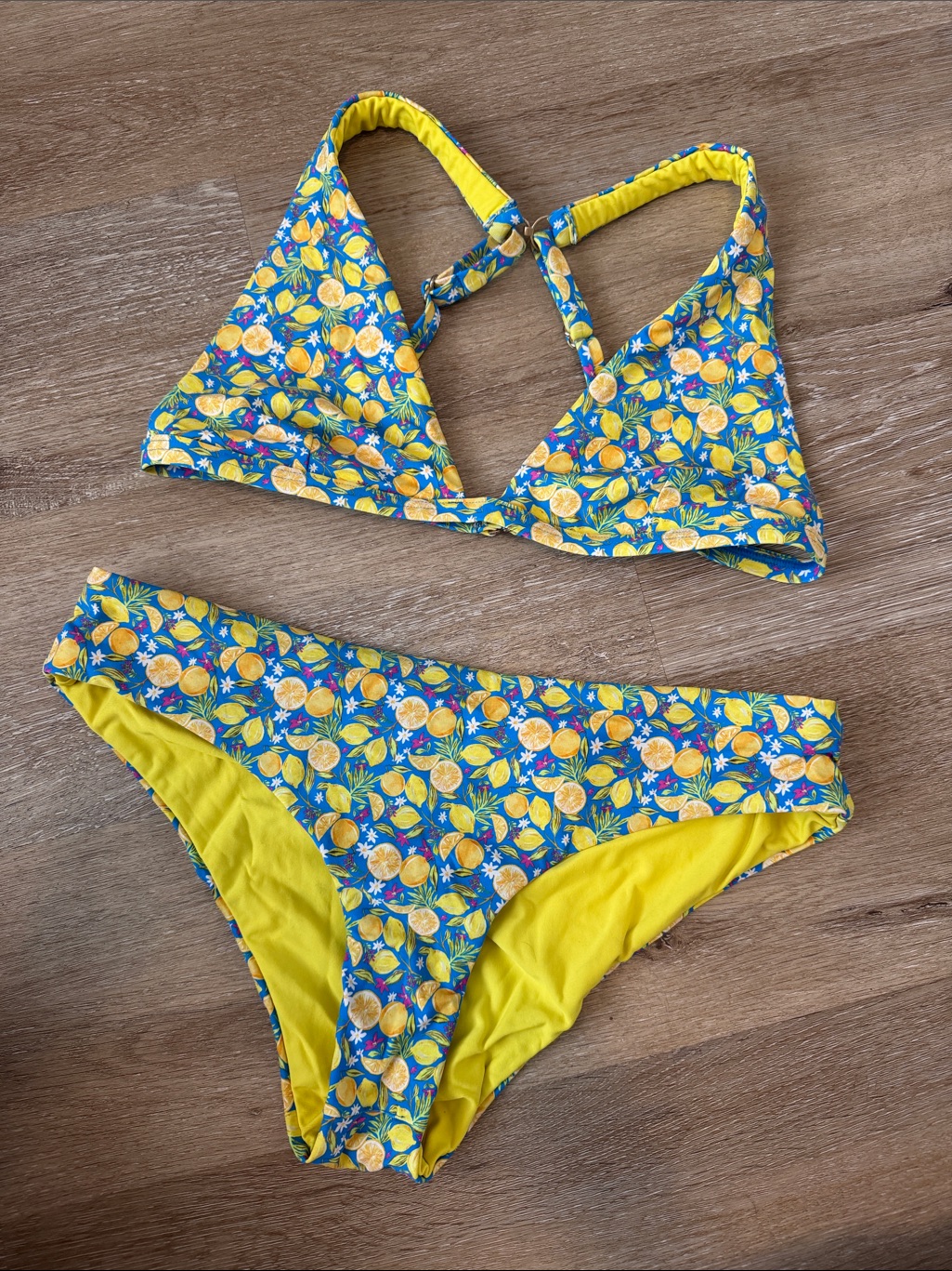 Women’s Swim Systems Bikini Defina Limon Lemon Swim Set Xs